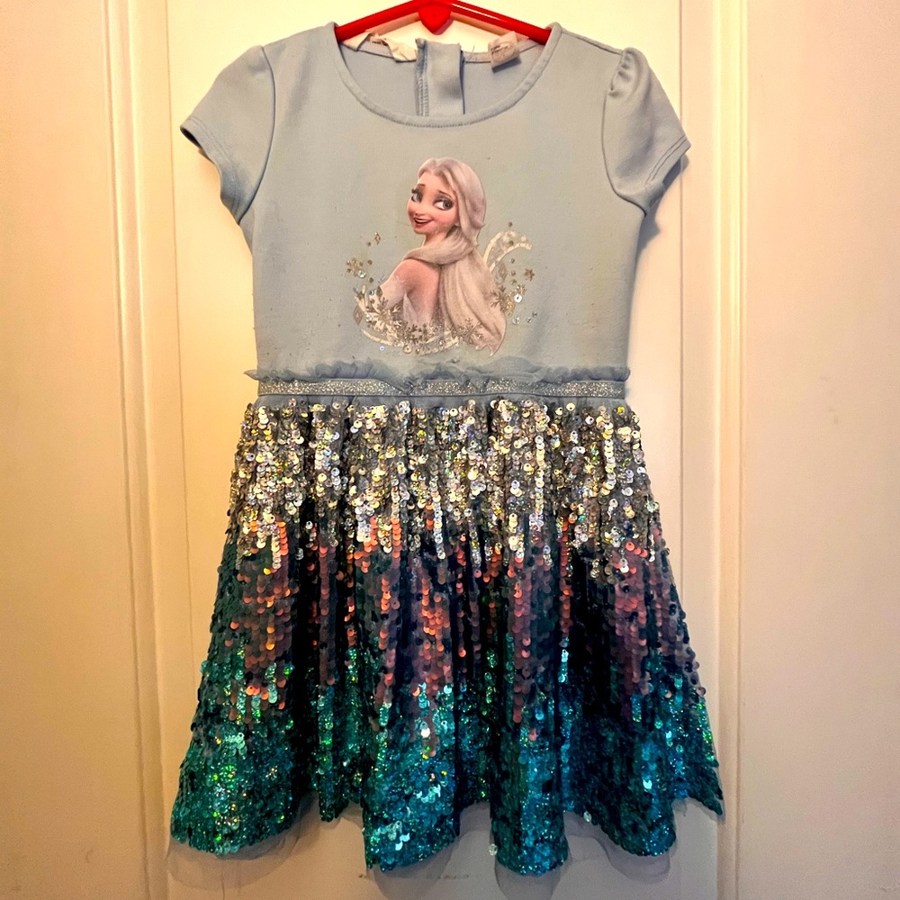 Elsa Frozen sequin dress from H & M